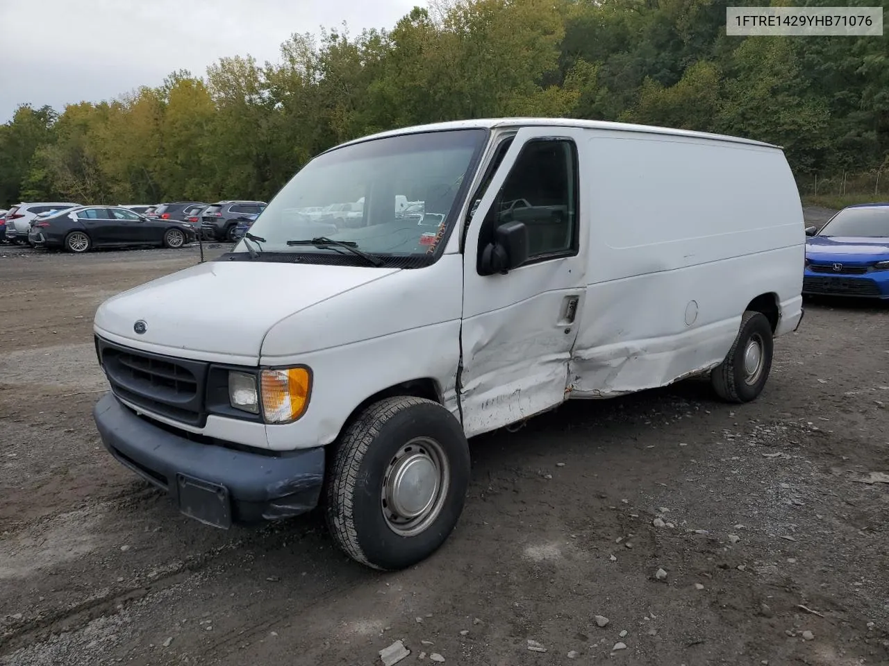 2000 Ford Econoline E150 Van VIN: 1FTRE1429YHB71076 Lot: 73189234