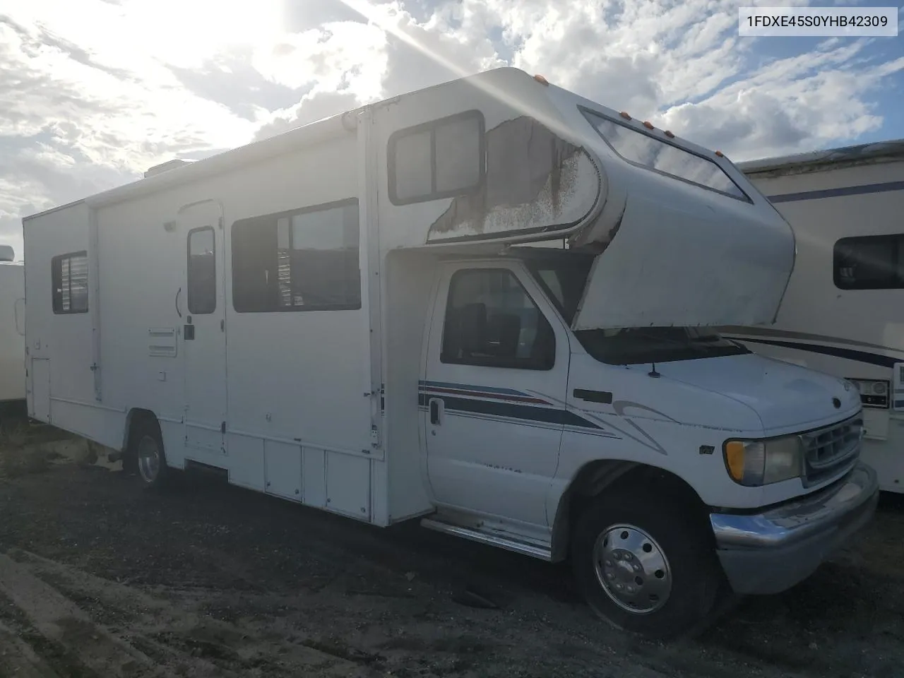 2000 Ford Econoline E450 Super Duty Cutaway Van VIN: 1FDXE45S0YHB42309 Lot: 73765974