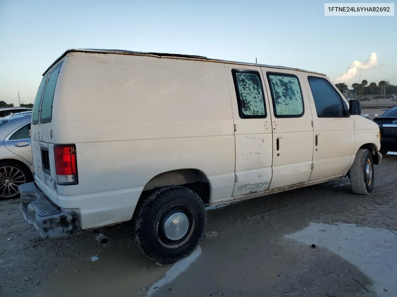 2000 Ford Econoline E250 Van VIN: 1FTNE24L6YHA82692 Lot: 75820044