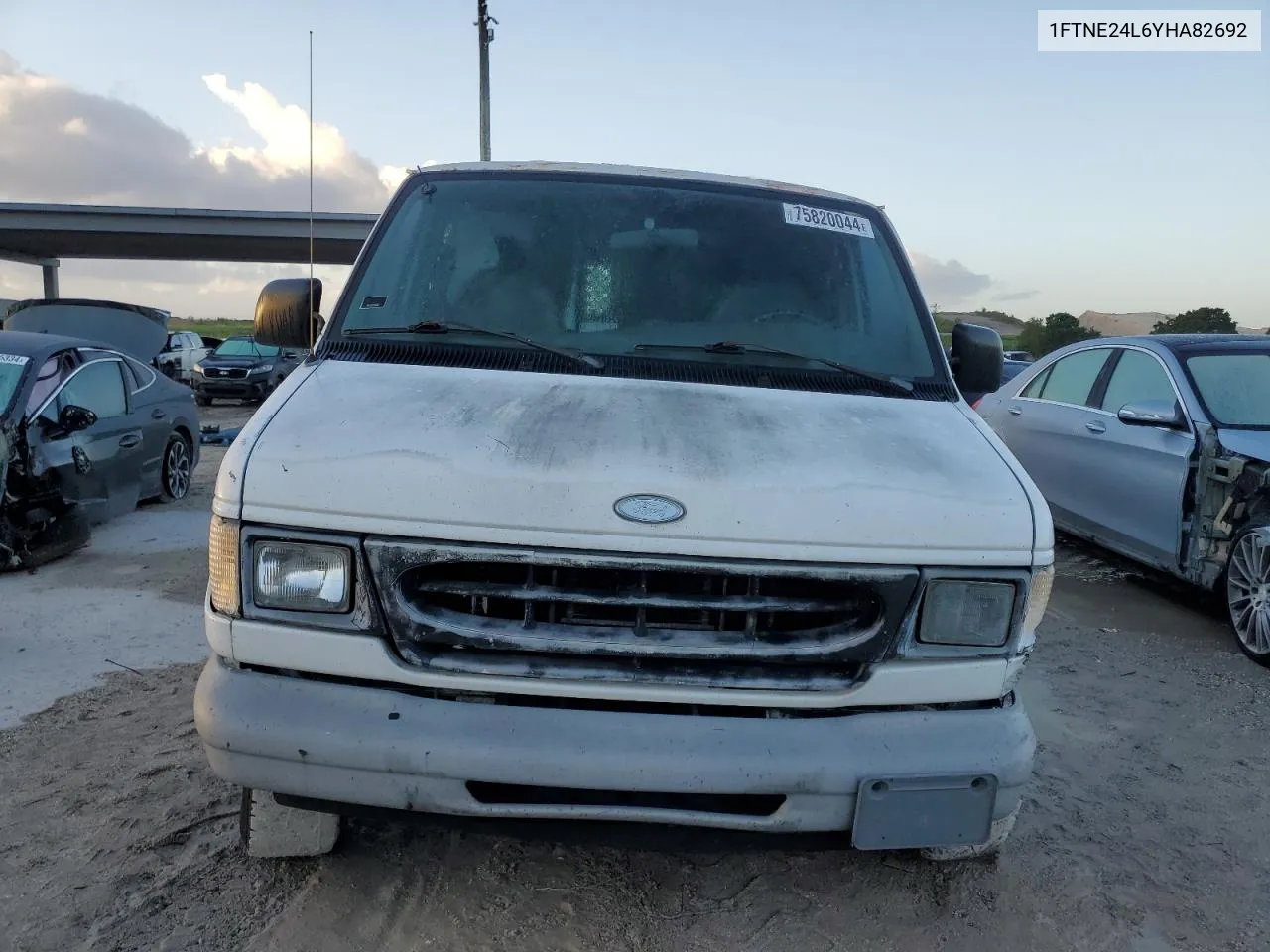 2000 Ford Econoline E250 Van VIN: 1FTNE24L6YHA82692 Lot: 75820044