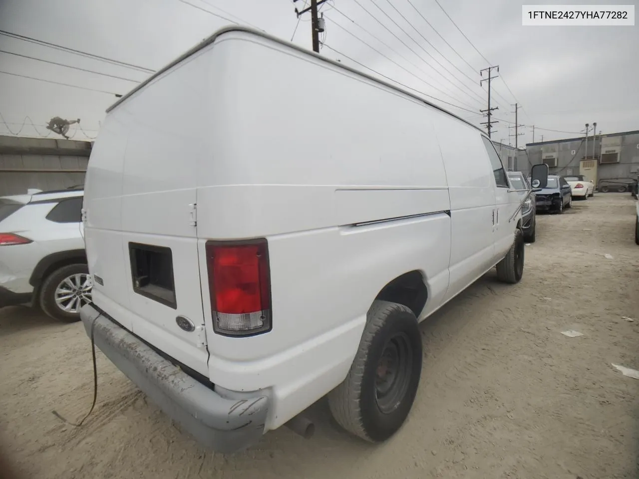 2000 Ford Econoline E250 Van VIN: 1FTNE2427YHA77282 Lot: 76517884