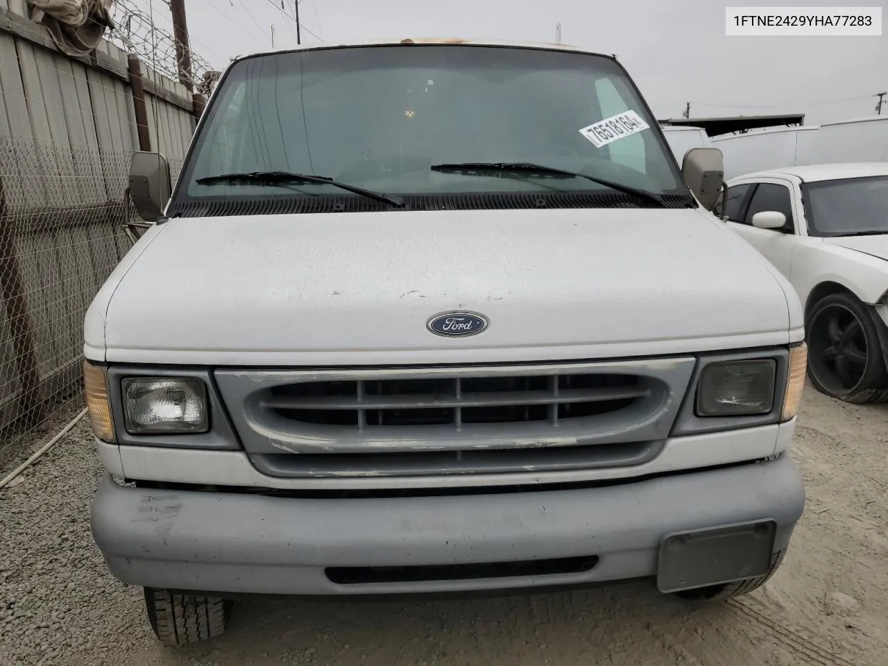 2000 Ford Econoline E250 Van VIN: 1FTNE2429YHA77283 Lot: 76518164