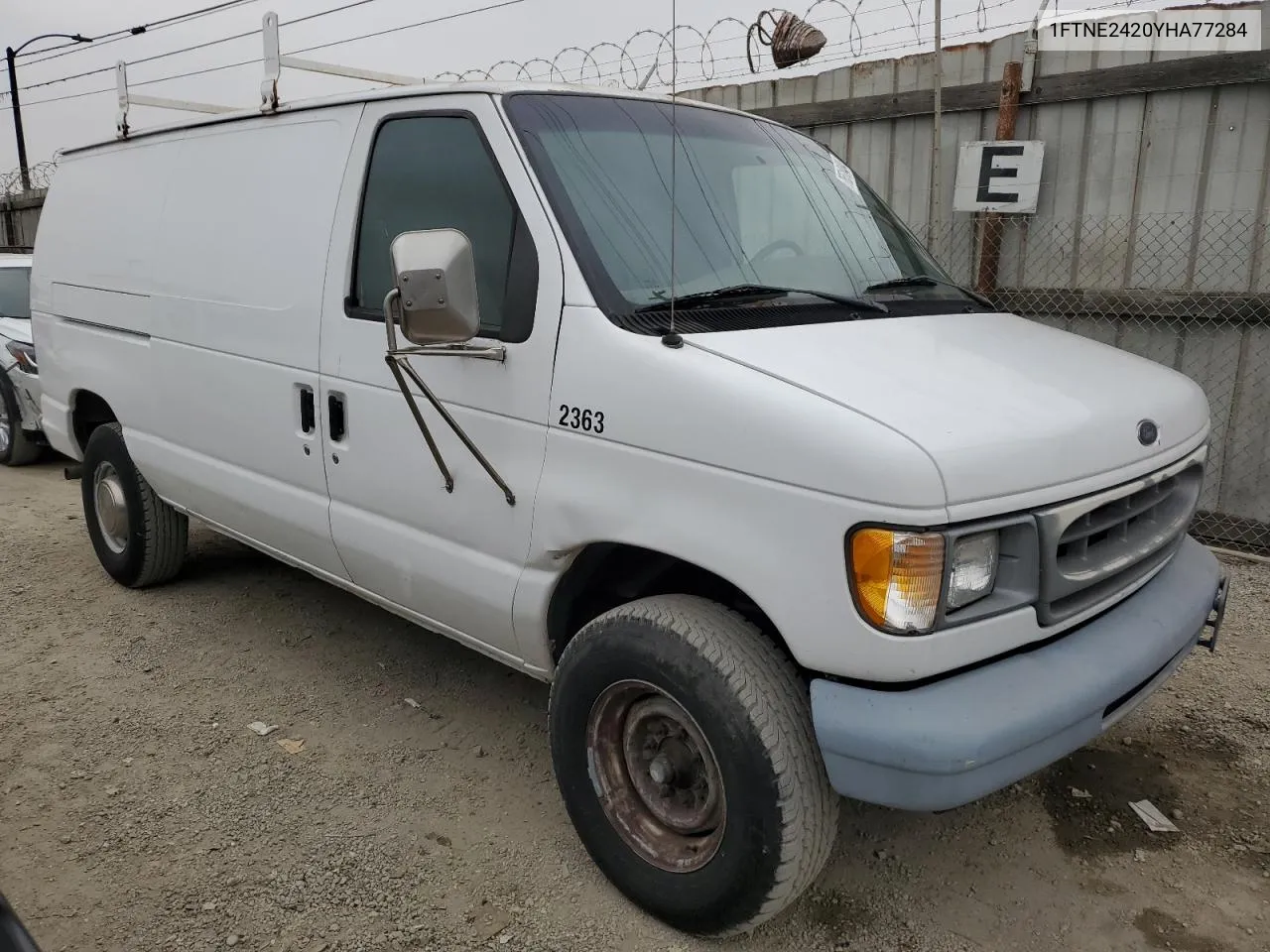 2000 Ford Econoline E250 Van VIN: 1FTNE2420YHA77284 Lot: 76518404