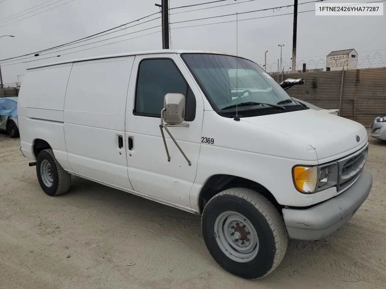 2000 Ford Econoline E250 Van VIN: 1FTNE2426YHA77287 Lot: 76518664