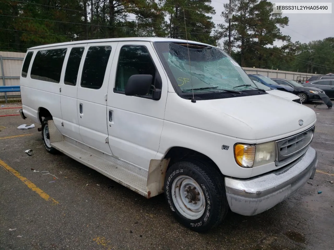 2000 Ford Econoline E350 Super Duty Wagon VIN: 1FBSS31L2YHA05490 Lot: 80577174