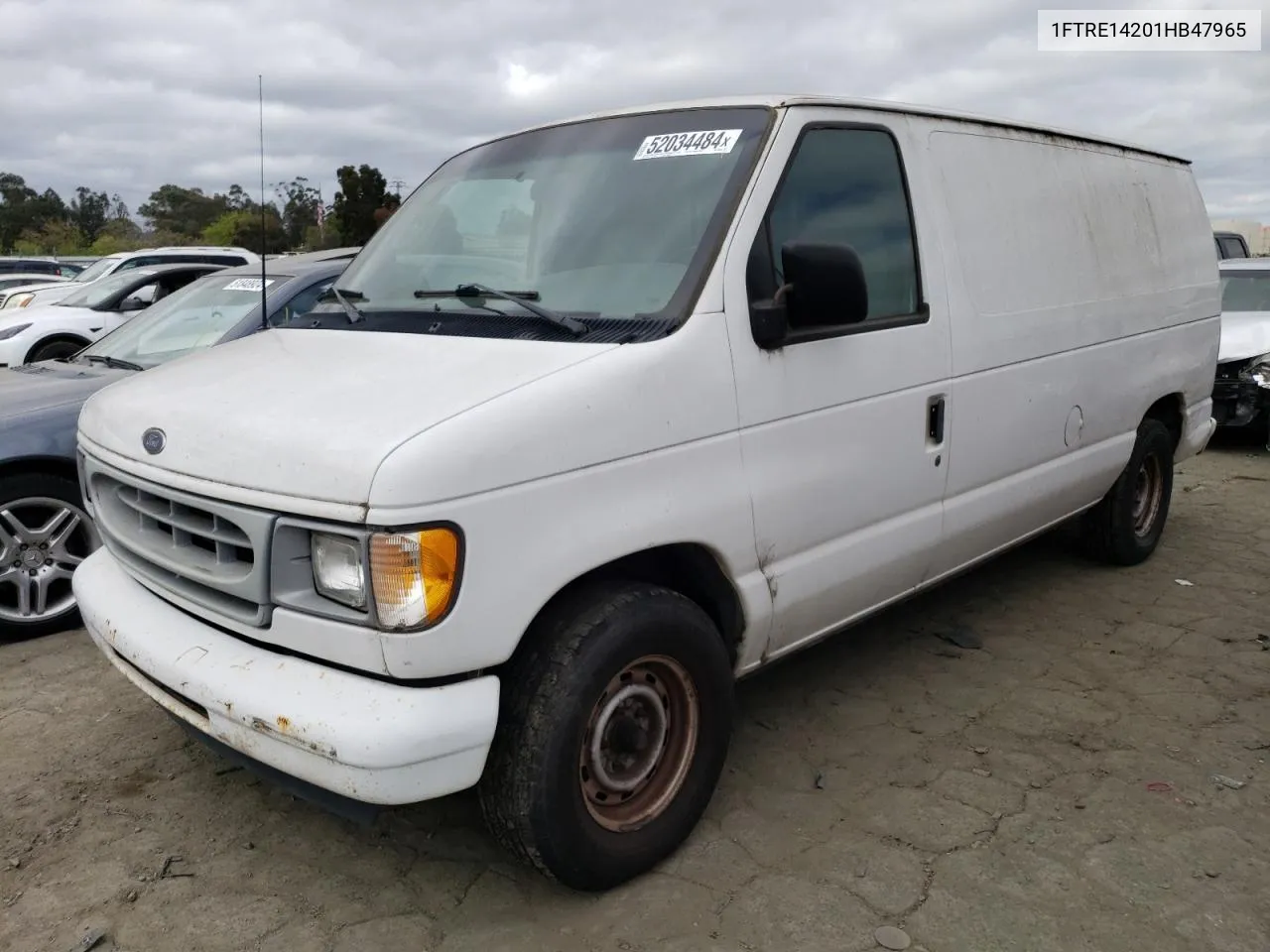 2001 Ford Econoline E150 Van VIN: 1FTRE14201HB47965 Lot: 52034484