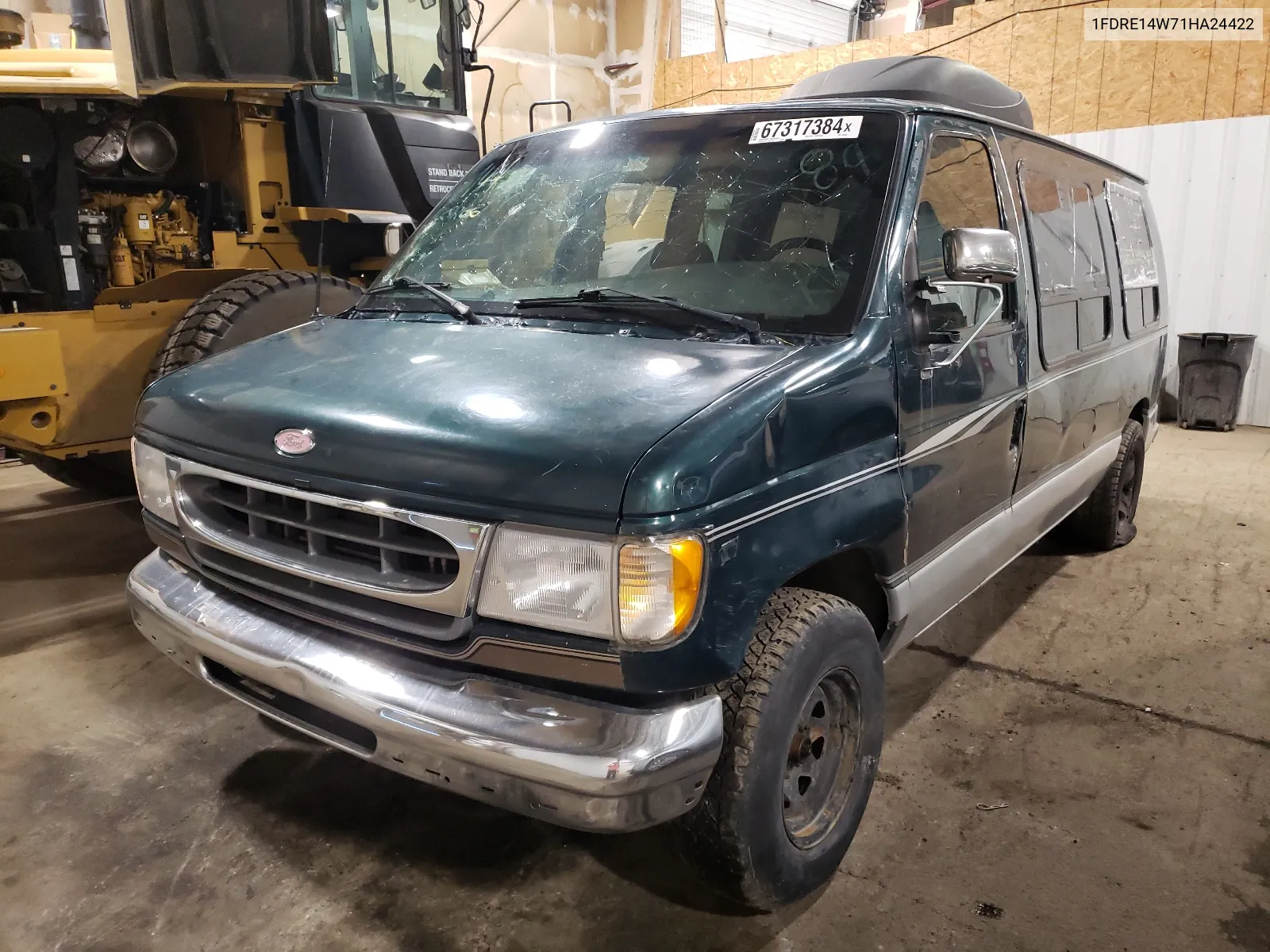 2001 Ford Econoline E150 Van VIN: 1FDRE14W71HA24422 Lot: 67317384