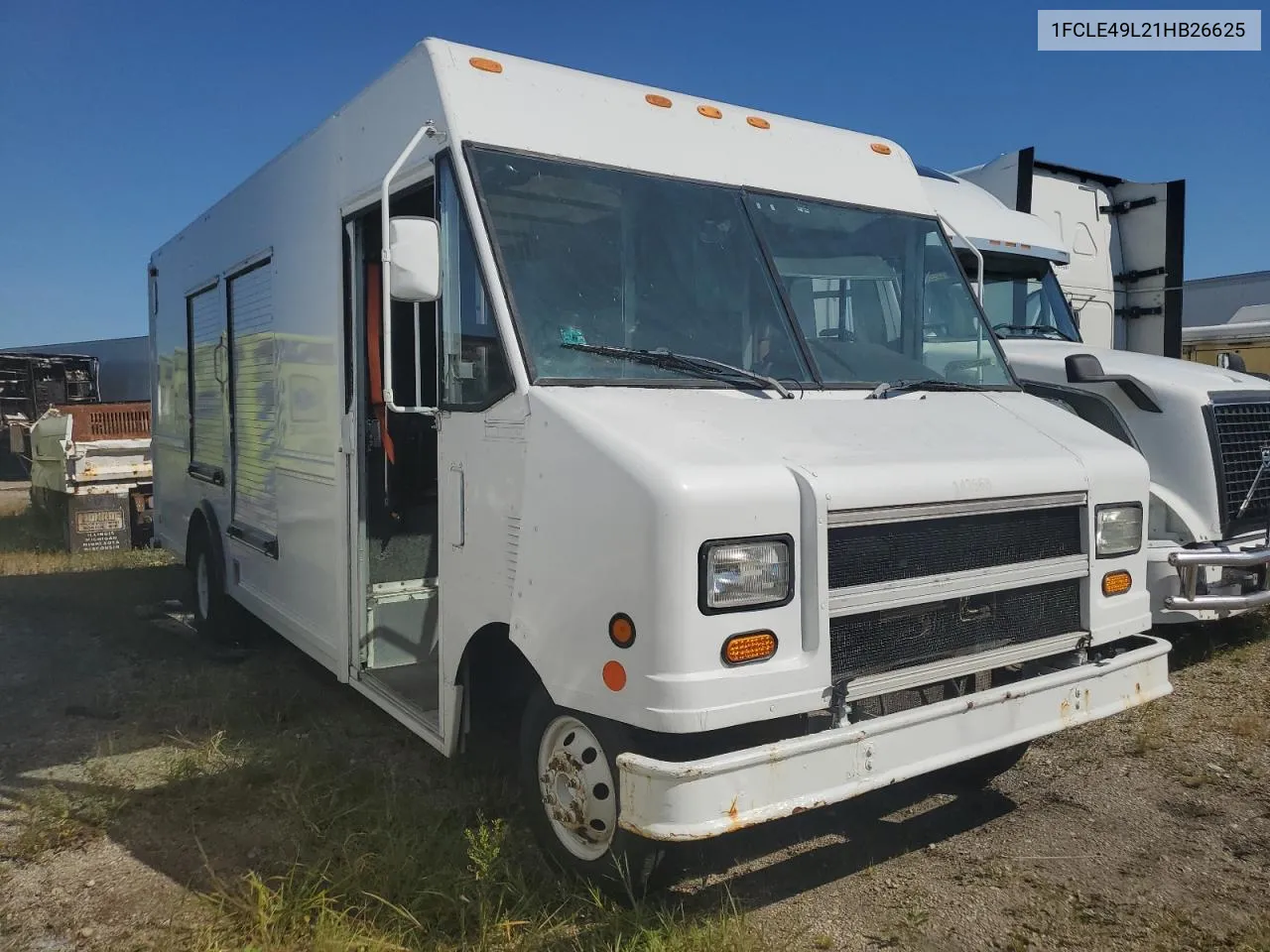 1FCLE49L21HB26625 2001 Ford Econoline E450 Super Duty Commercial Stripped Chassis