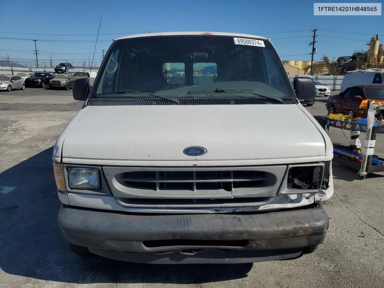 2001 Ford Econoline E150 Van VIN: 1FTRE14201HB48565 Lot: 69500374