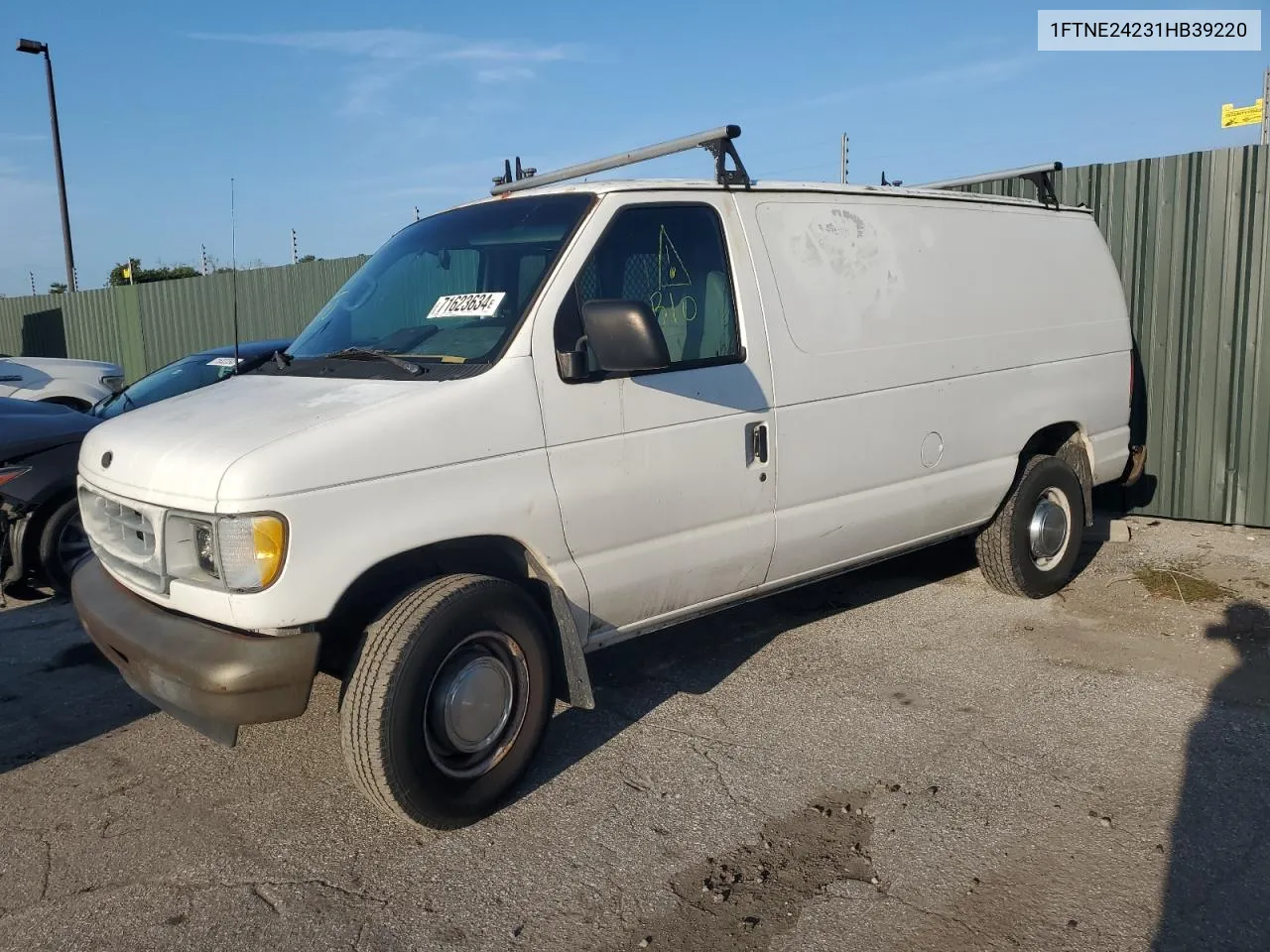 2001 Ford Econoline E250 Van VIN: 1FTNE24231HB39220 Lot: 71623634