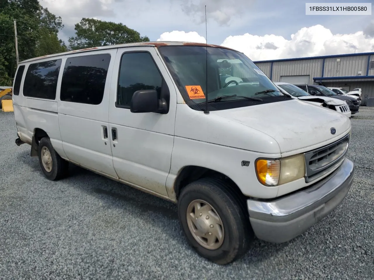 2001 Ford Econoline E350 Super Duty Wagon VIN: 1FBSS31LX1HB00580 Lot: 73018344