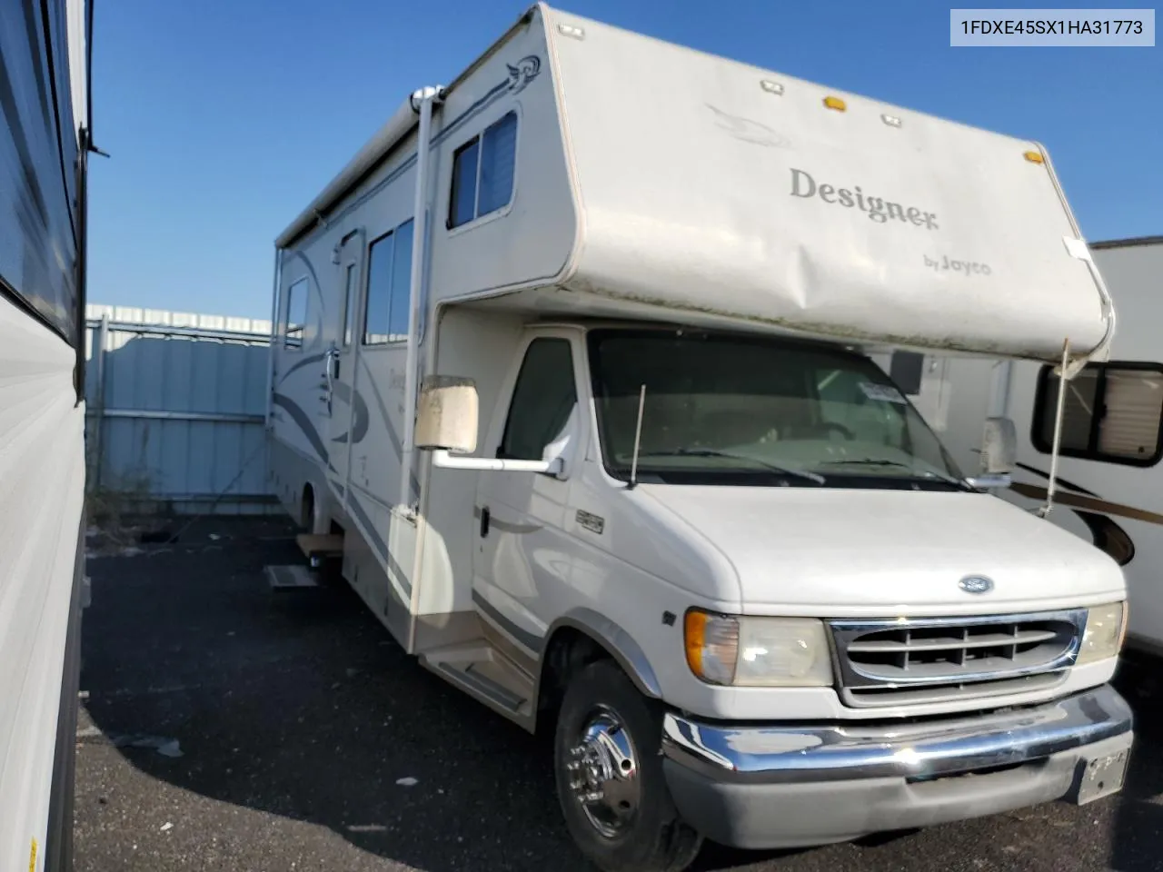 2001 Ford Econoline E450 Super Duty Cutaway Van VIN: 1FDXE45SX1HA31773 Lot: 73716724