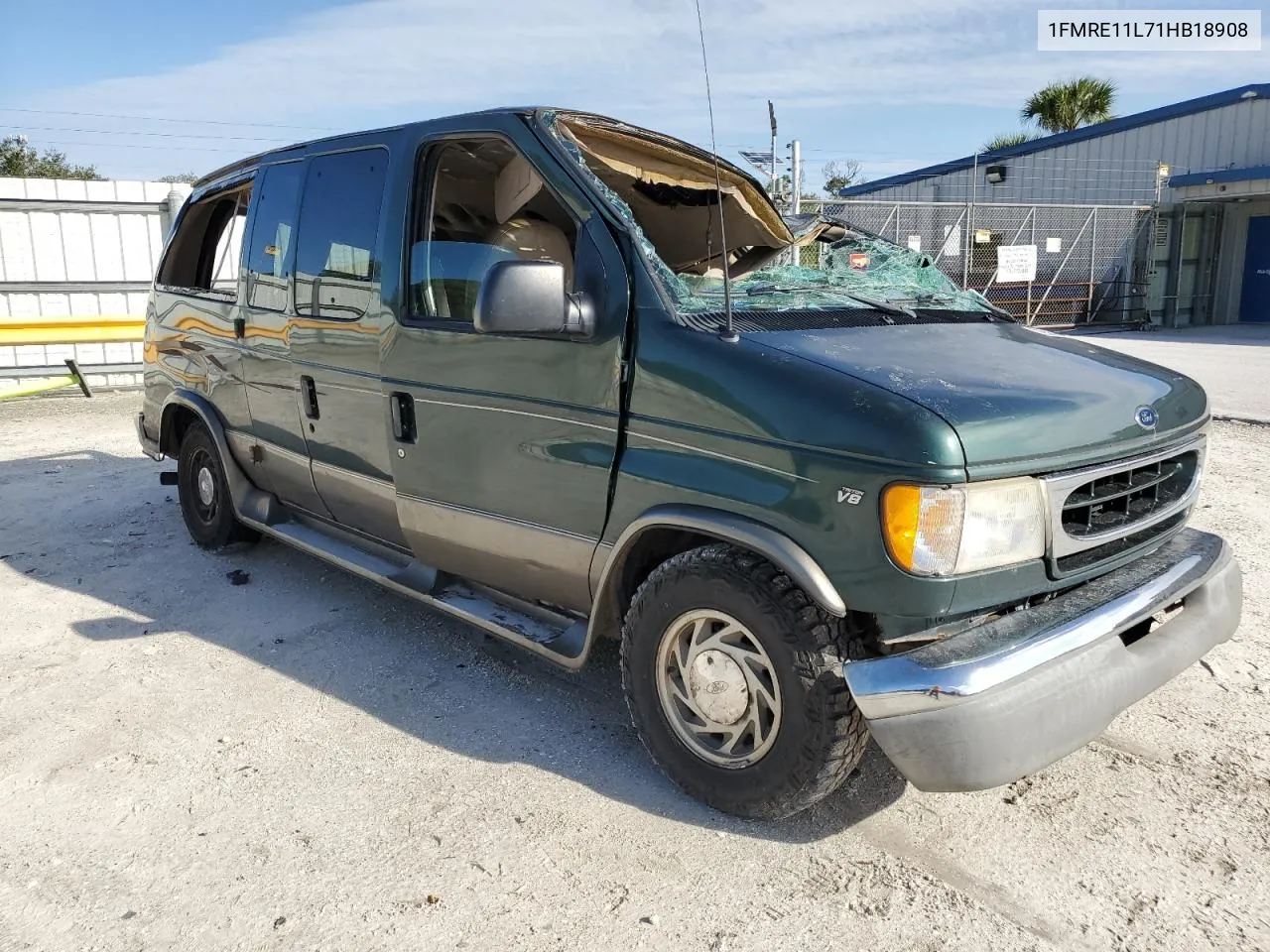 2001 Ford Econoline E150 Wagon VIN: 1FMRE11L71HB18908 Lot: 73958524