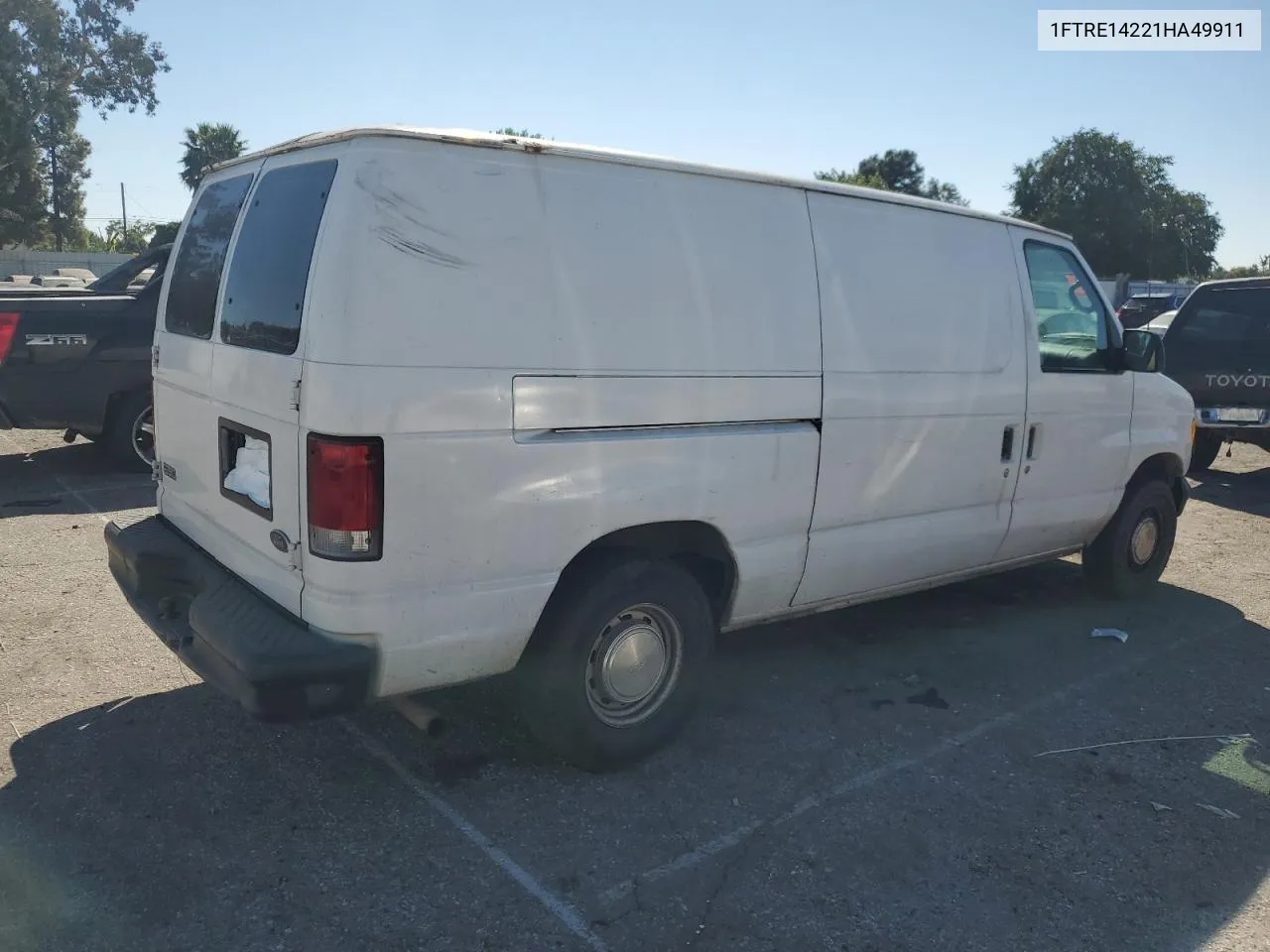 2001 Ford Econoline E150 Van VIN: 1FTRE14221HA49911 Lot: 75343924