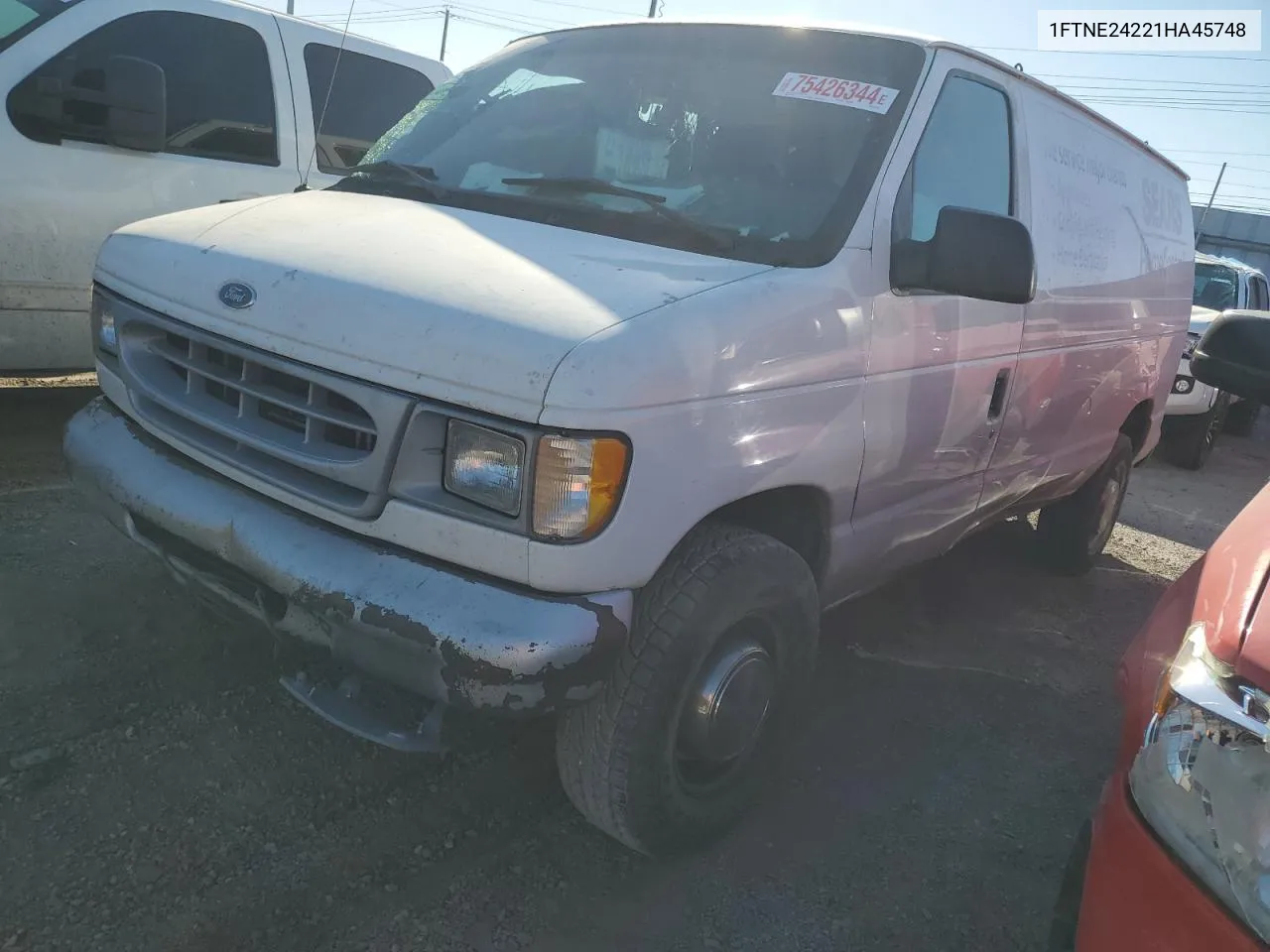 2001 Ford Econoline E250 Van VIN: 1FTNE24221HA45748 Lot: 75426344