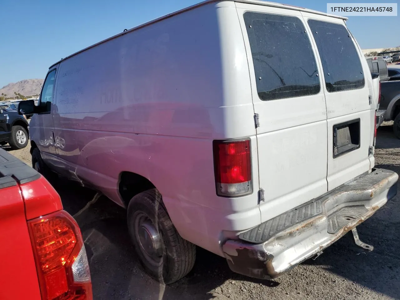 2001 Ford Econoline E250 Van VIN: 1FTNE24221HA45748 Lot: 75426344