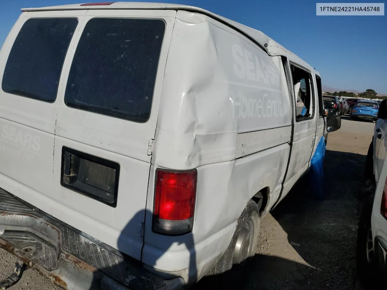 2001 Ford Econoline E250 Van VIN: 1FTNE24221HA45748 Lot: 75426344