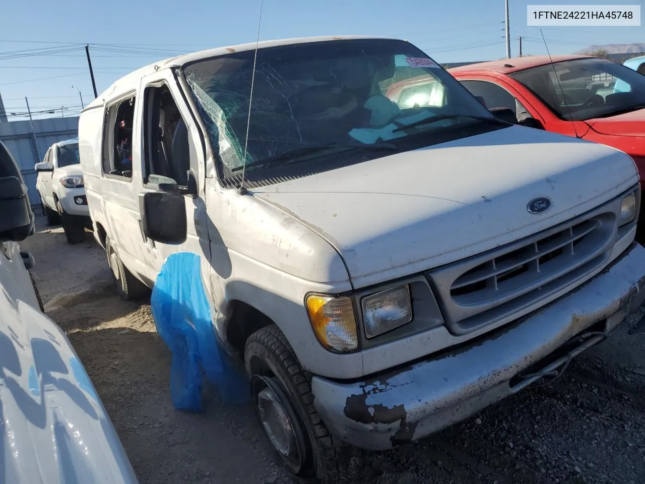 2001 Ford Econoline E250 Van VIN: 1FTNE24221HA45748 Lot: 75426344