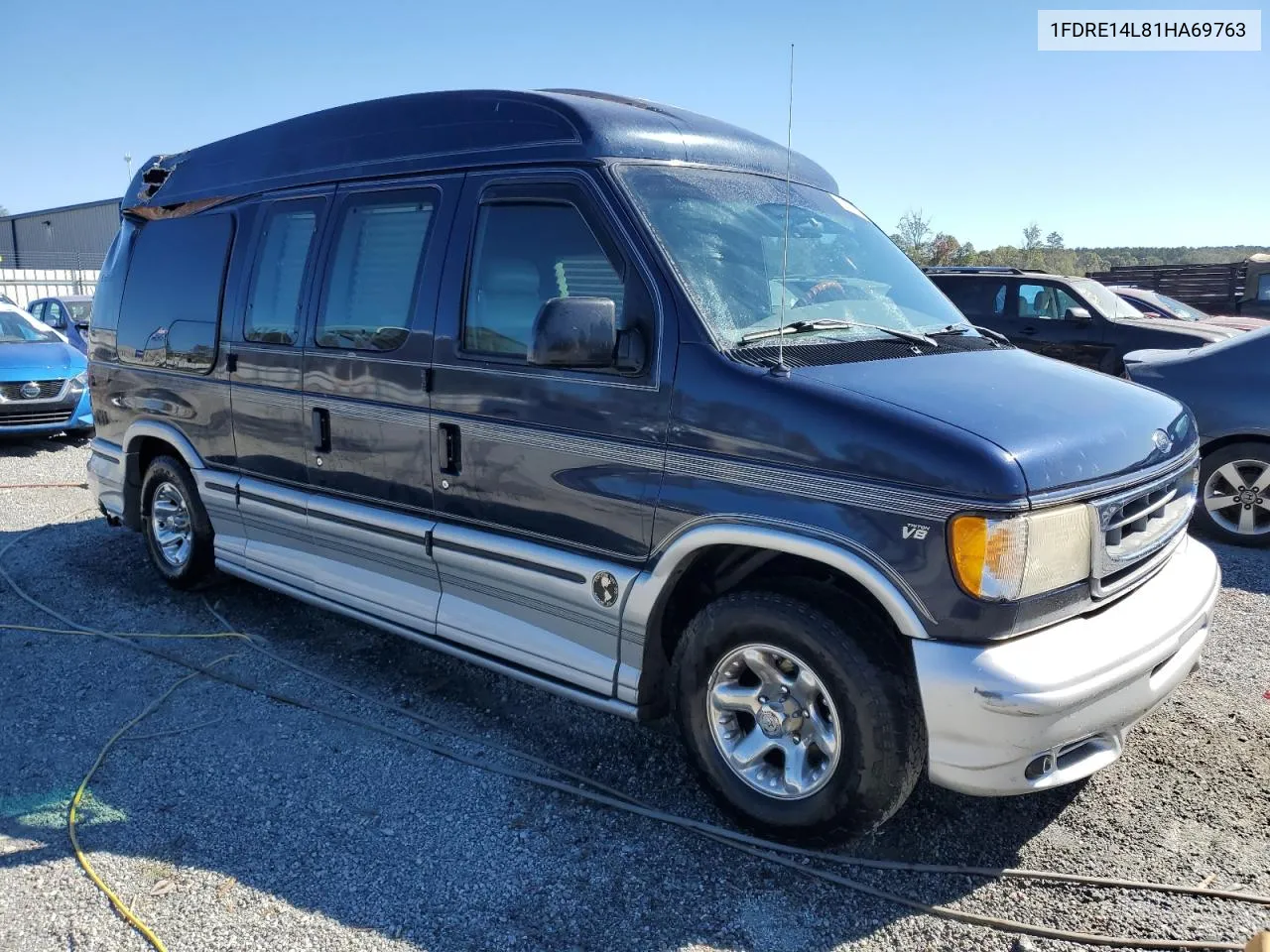 2001 Ford Econoline E150 Van VIN: 1FDRE14L81HA69763 Lot: 75723974