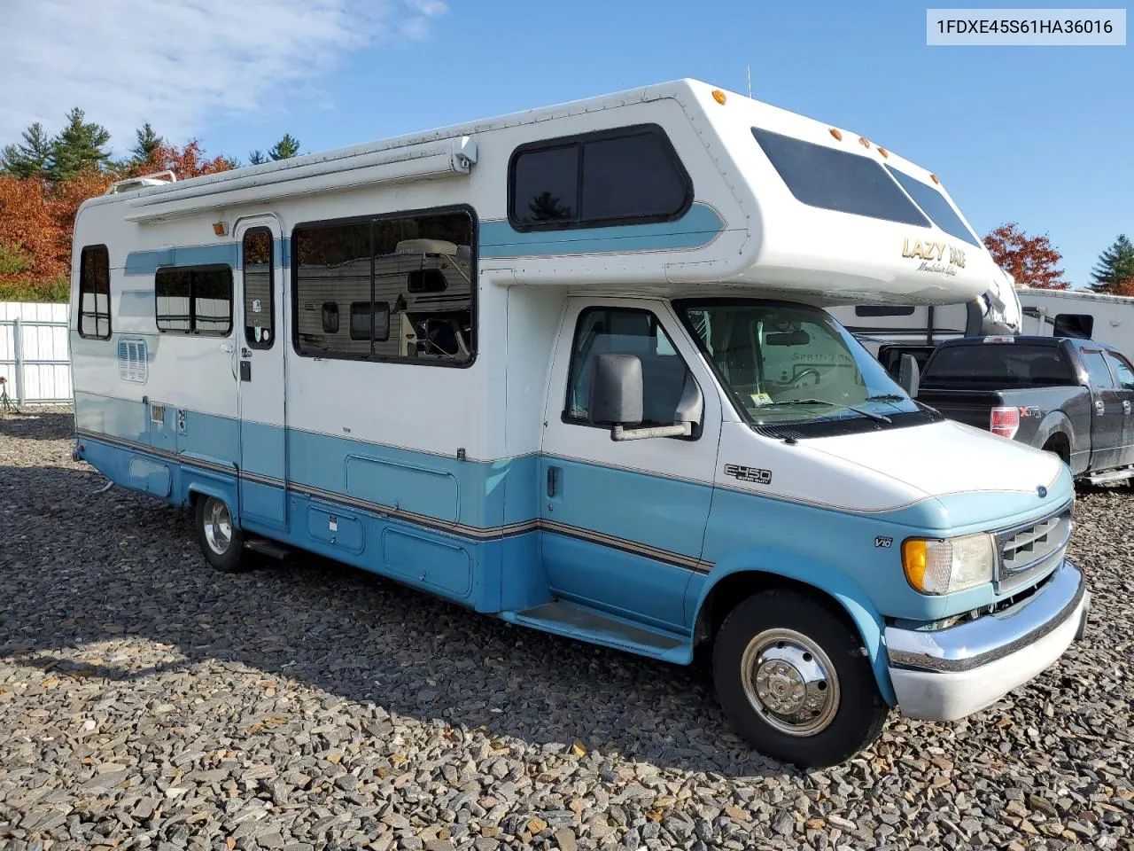 2001 Ford Econoline E450 Super Duty Cutaway Van VIN: 1FDXE45S61HA36016 Lot: 77702474