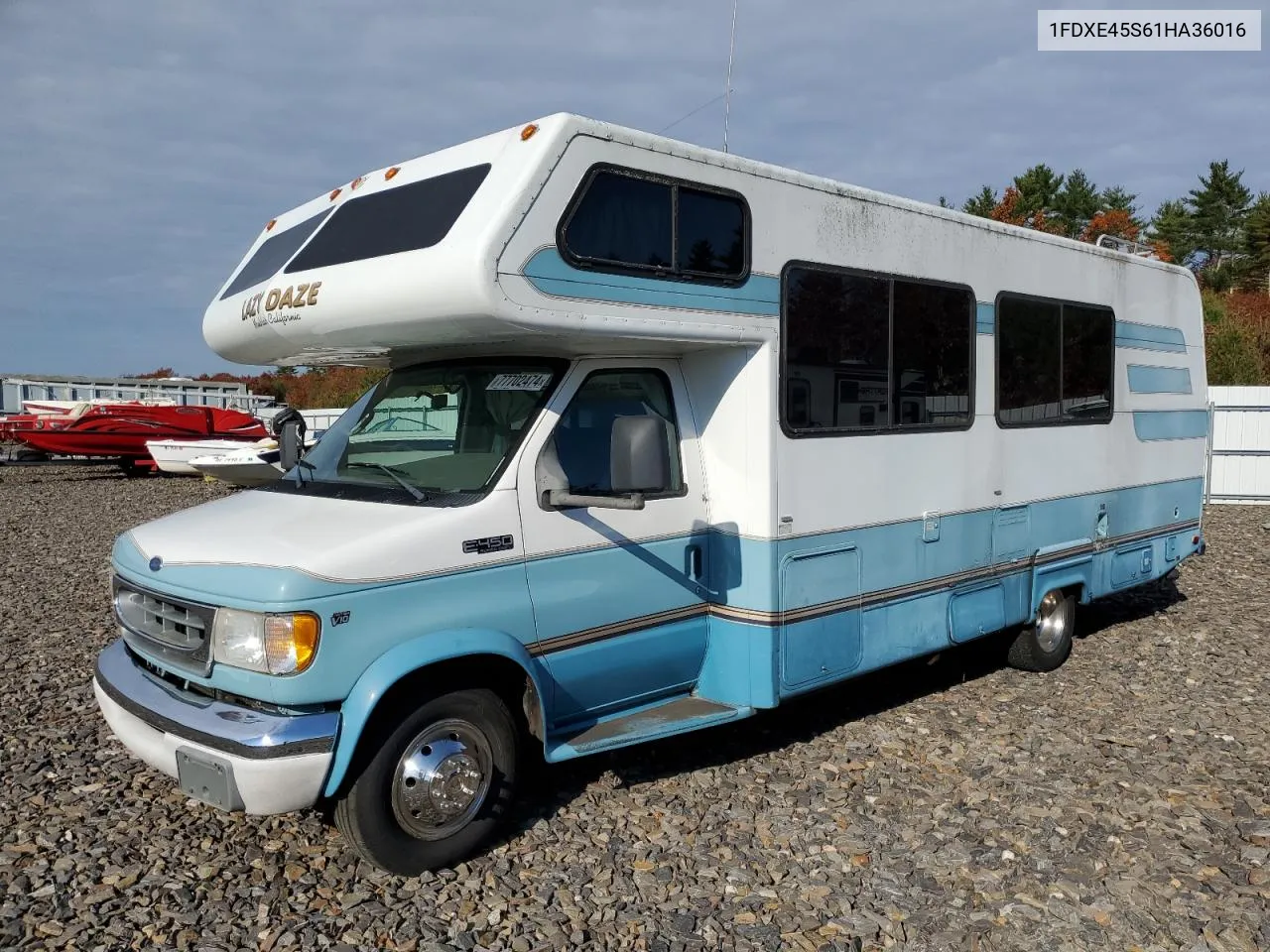 2001 Ford Econoline E450 Super Duty Cutaway Van VIN: 1FDXE45S61HA36016 Lot: 77702474