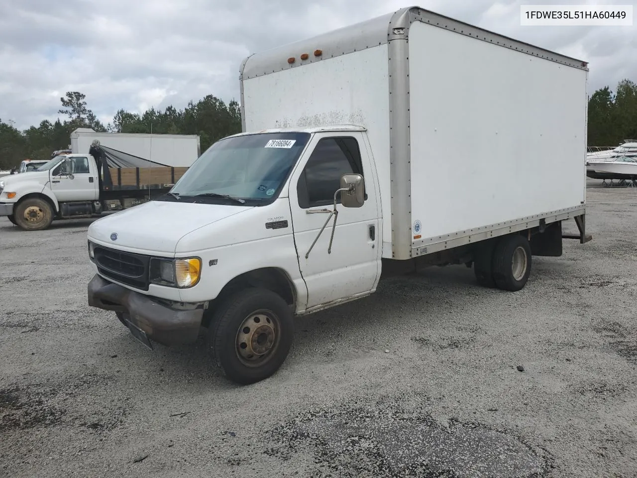 2001 Ford Econoline E350 Super Duty Cutaway Van VIN: 1FDWE35L51HA60449 Lot: 78166084