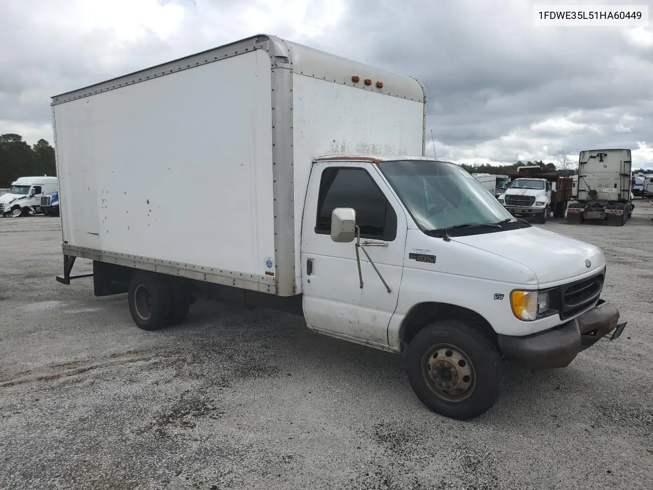 2001 Ford Econoline E350 Super Duty Cutaway Van VIN: 1FDWE35L51HA60449 Lot: 78166084