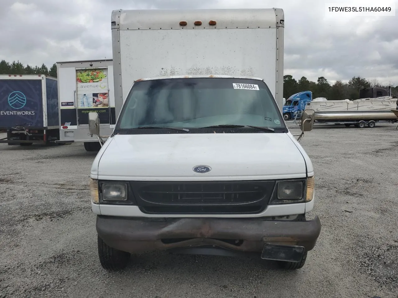 2001 Ford Econoline E350 Super Duty Cutaway Van VIN: 1FDWE35L51HA60449 Lot: 78166084