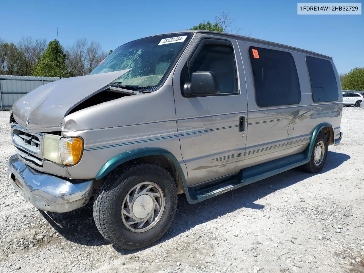 2002 Ford Econoline E150 Van VIN: 1FDRE14W12HB32729 Lot: 59912304