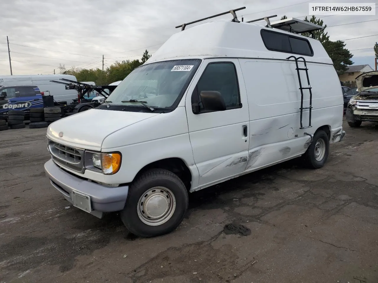 2002 Ford Econoline E150 Van VIN: 1FTRE14W62HB67559 Lot: 68571104