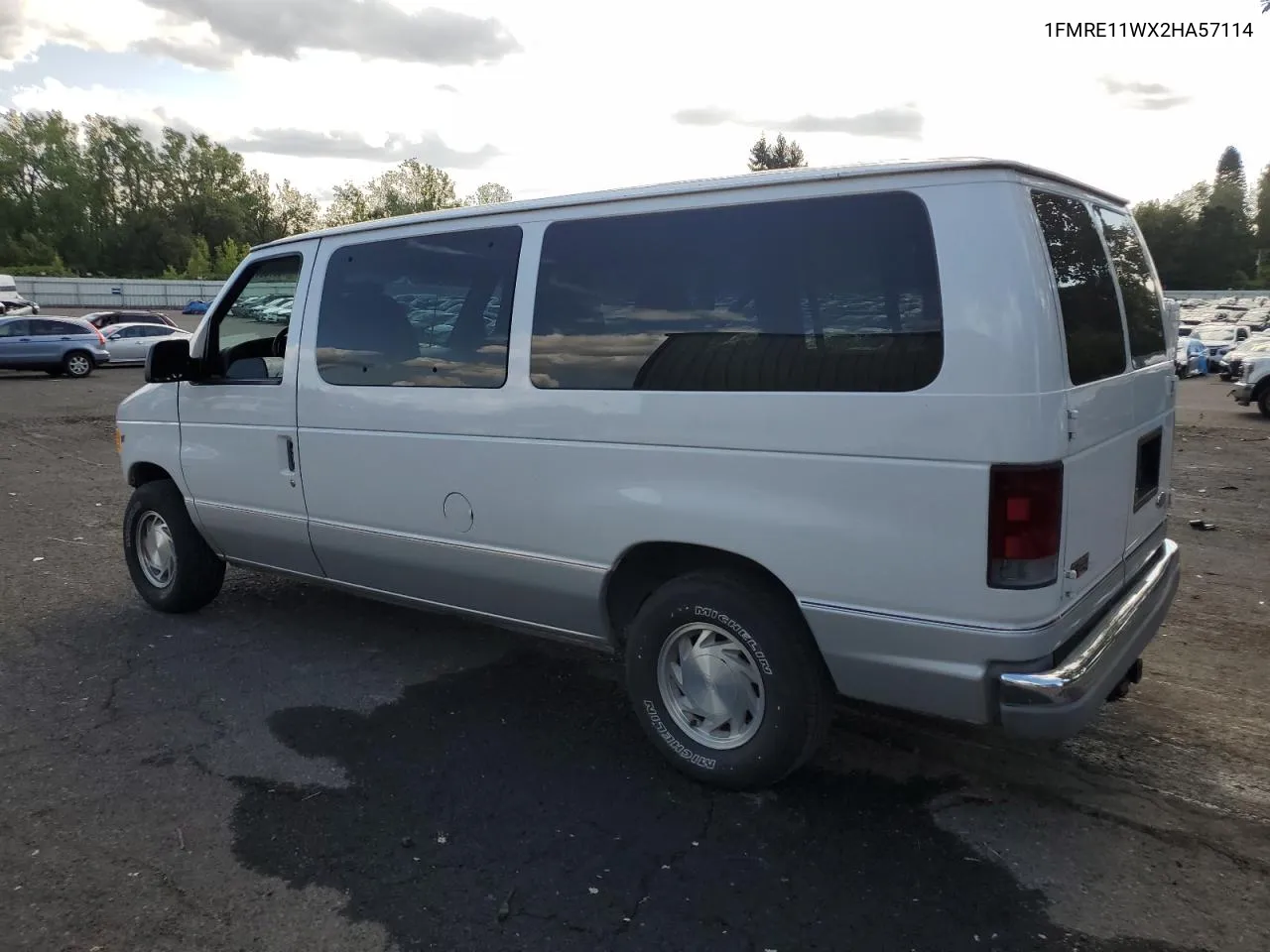 2002 Ford Econoline E150 Wagon VIN: 1FMRE11WX2HA57114 Lot: 68766174