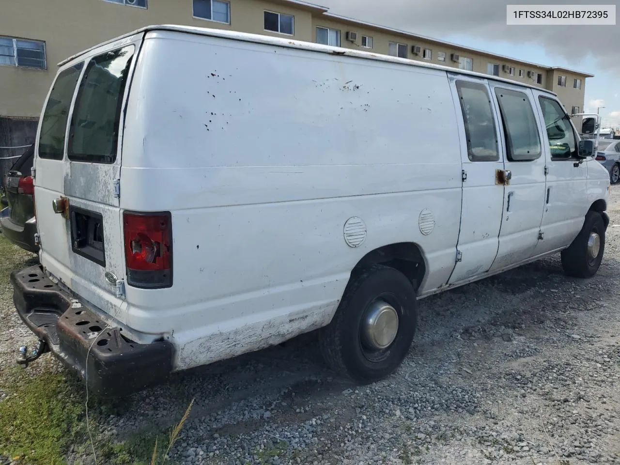 2002 Ford Econoline E350 Super Duty Van VIN: 1FTSS34L02HB72395 Lot: 70799324