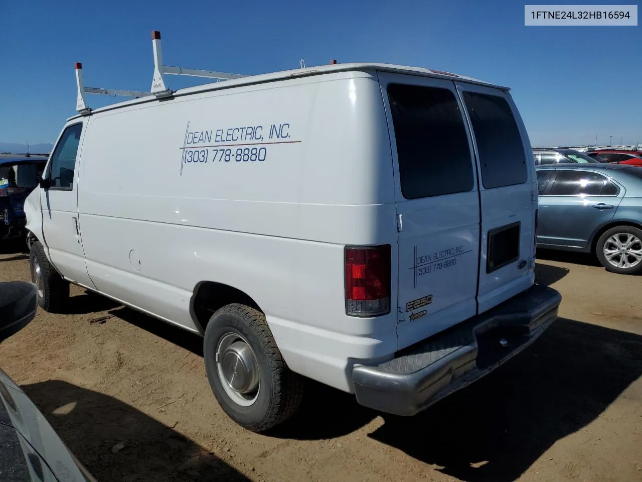 2002 Ford Econoline E250 Van VIN: 1FTNE24L32HB16594 Lot: 71341534