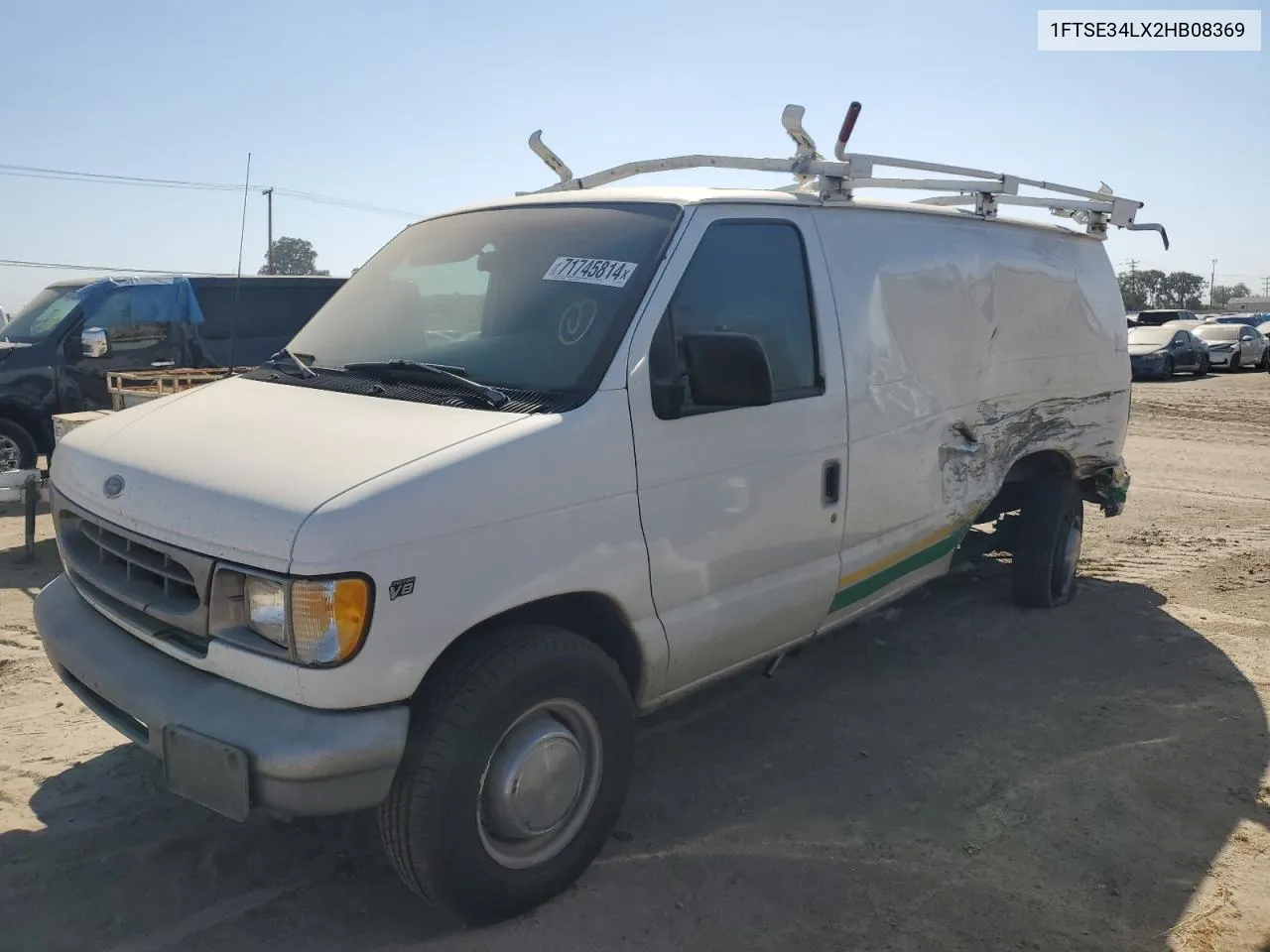 2002 Ford Econoline E350 Super Duty Van VIN: 1FTSE34LX2HB08369 Lot: 71745814