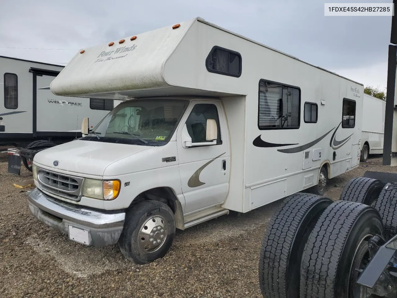 2002 Ford Econoline E450 Super Duty Cutaway Van VIN: 1FDXE45S42HB27285 Lot: 73934684