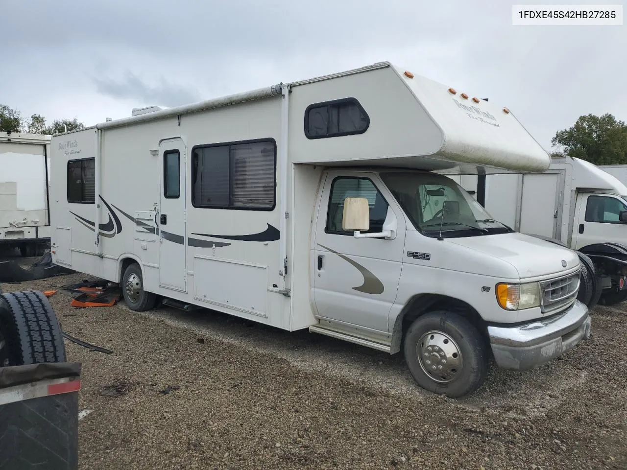 2002 Ford Econoline E450 Super Duty Cutaway Van VIN: 1FDXE45S42HB27285 Lot: 73934684