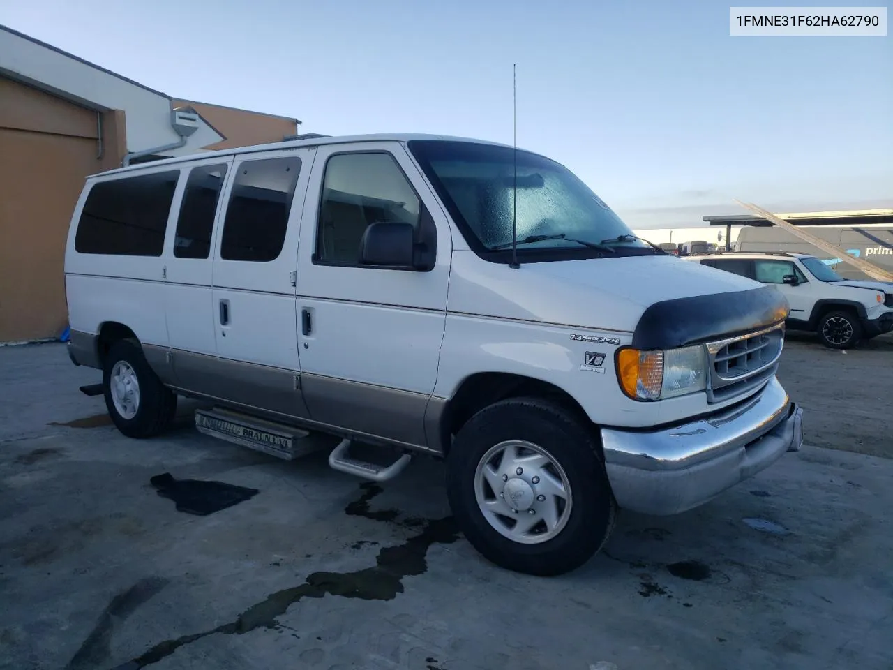 2002 Ford Econoline E350 Super Duty Wagon VIN: 1FMNE31F62HA62790 Lot: 75546384