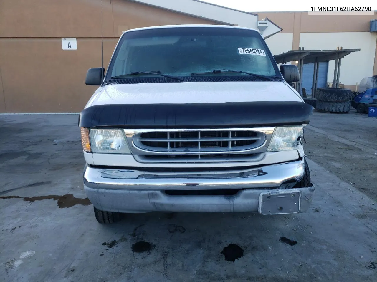 2002 Ford Econoline E350 Super Duty Wagon VIN: 1FMNE31F62HA62790 Lot: 75546384