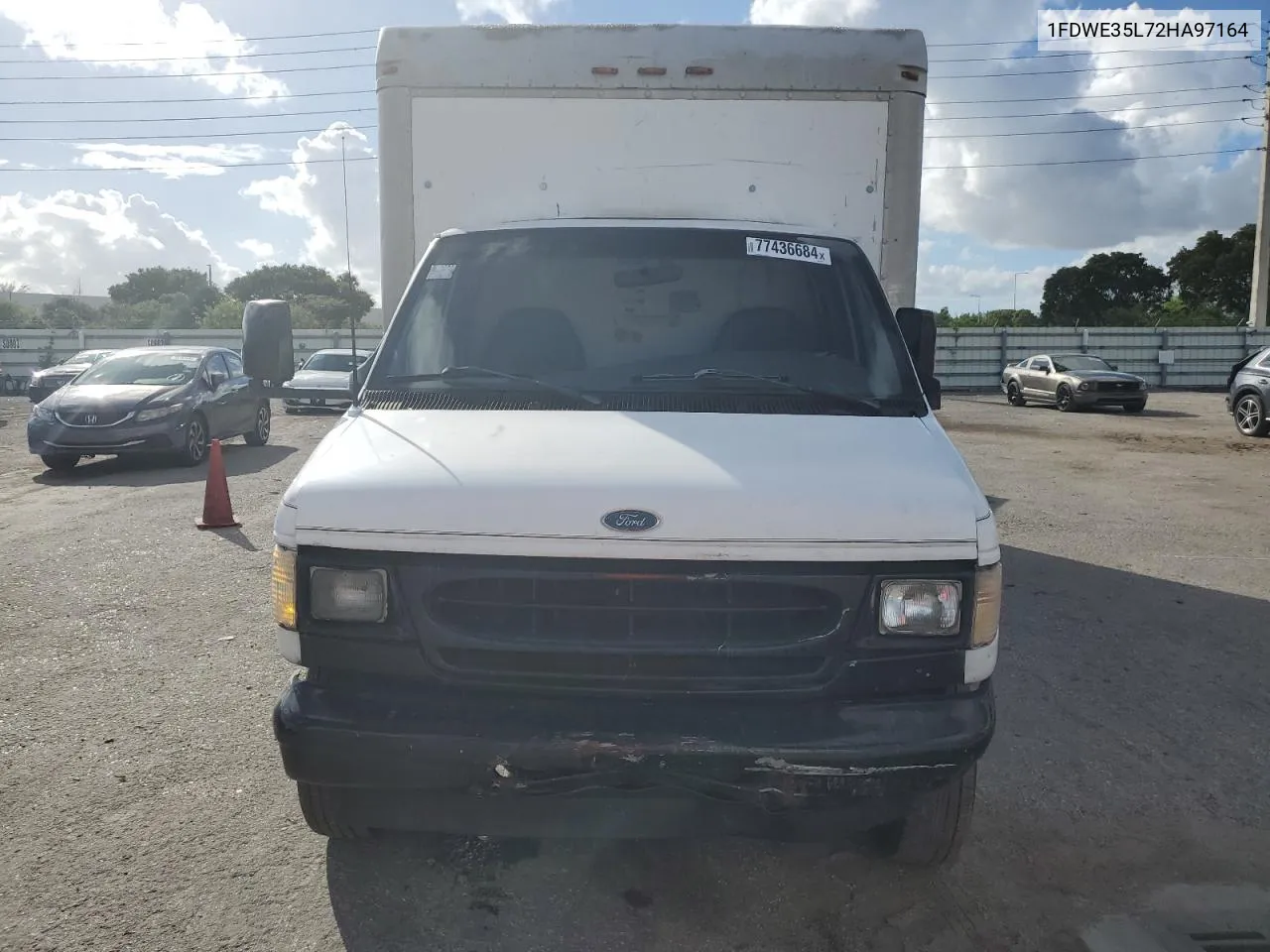 2002 Ford Econoline E350 Super Duty Cutaway Van VIN: 1FDWE35L72HA97164 Lot: 77436684