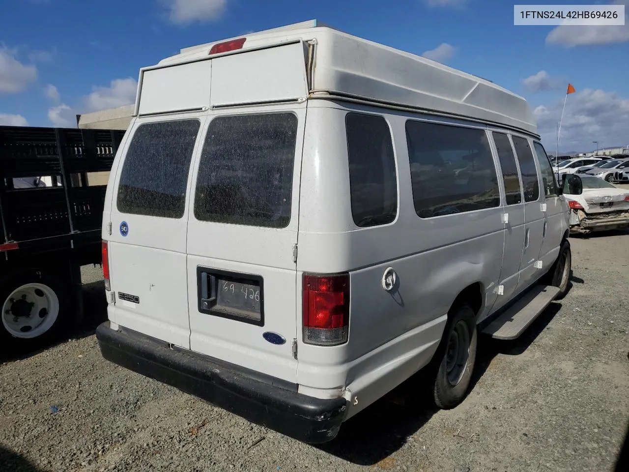 2002 Ford Econoline E250 Van VIN: 1FTNS24L42HB69426 Lot: 77499794