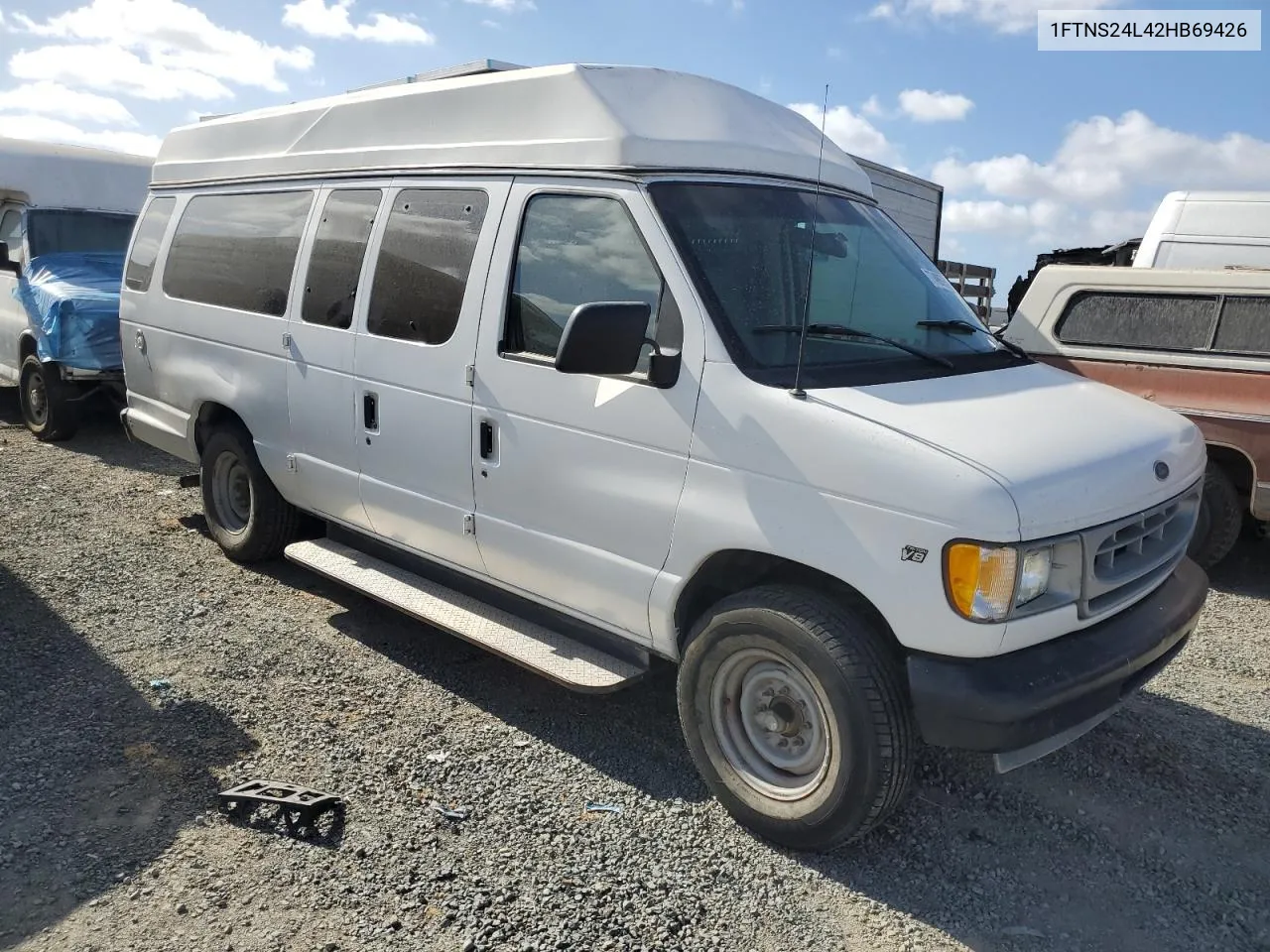 2002 Ford Econoline E250 Van VIN: 1FTNS24L42HB69426 Lot: 77499794