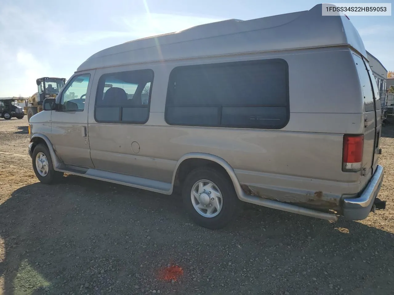 2002 Ford Econoline E350 Super Duty Van VIN: 1FDSS34S22HB59053 Lot: 78066524