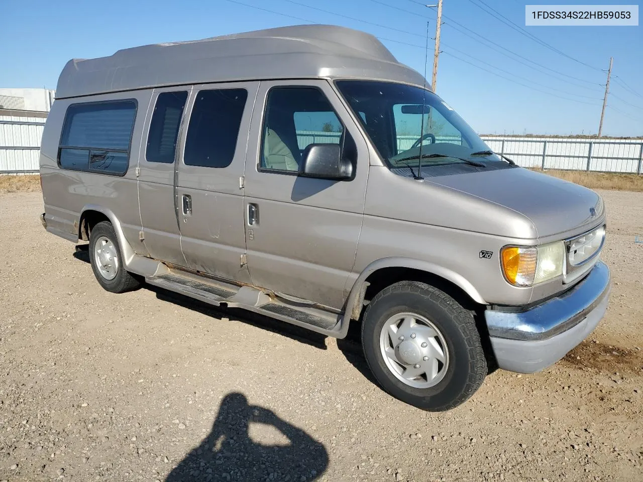 2002 Ford Econoline E350 Super Duty Van VIN: 1FDSS34S22HB59053 Lot: 78066524