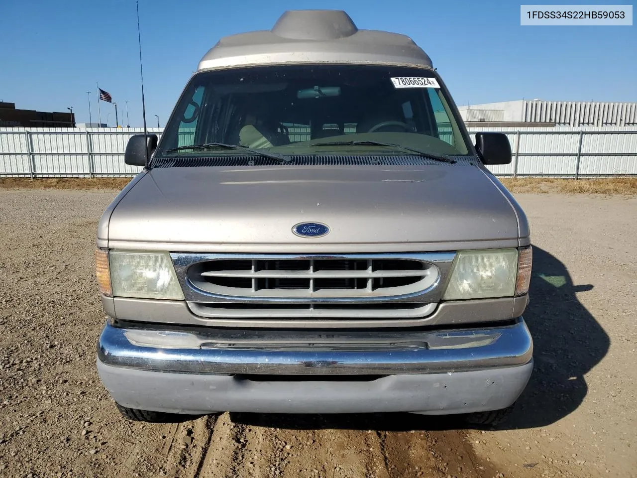 2002 Ford Econoline E350 Super Duty Van VIN: 1FDSS34S22HB59053 Lot: 78066524