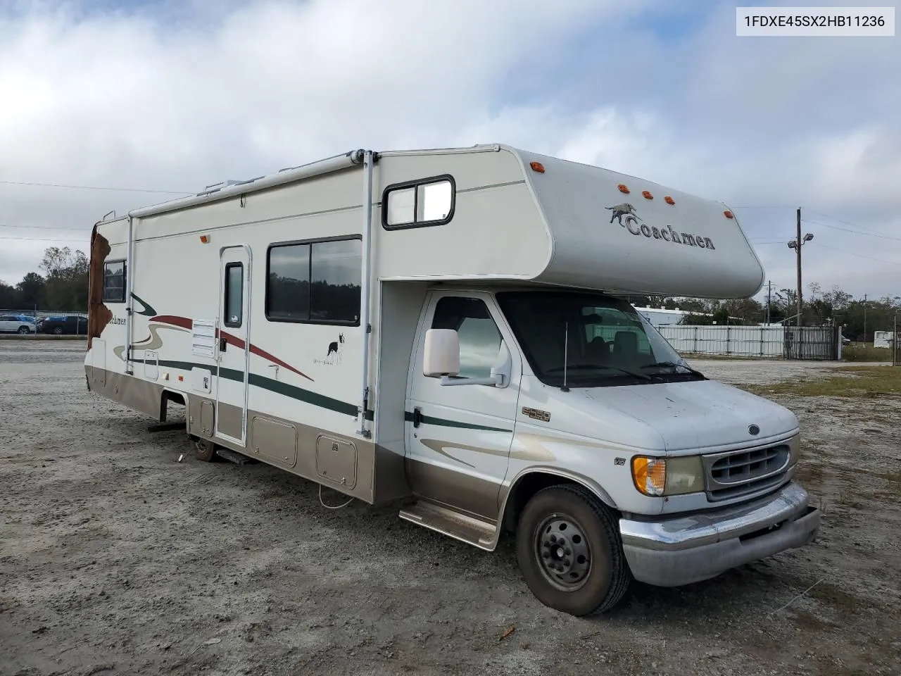 2002 Ford Econoline E450 Super Duty Cutaway Van VIN: 1FDXE45SX2HB11236 Lot: 78073614