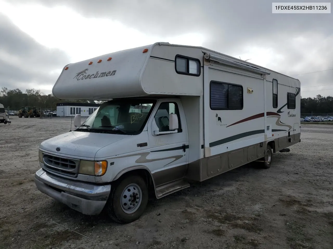 2002 Ford Econoline E450 Super Duty Cutaway Van VIN: 1FDXE45SX2HB11236 Lot: 78073614