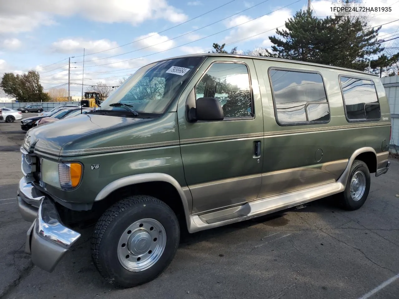 2002 Ford Econoline E250 Van VIN: 1FDPE24L72HA81935 Lot: 79099984