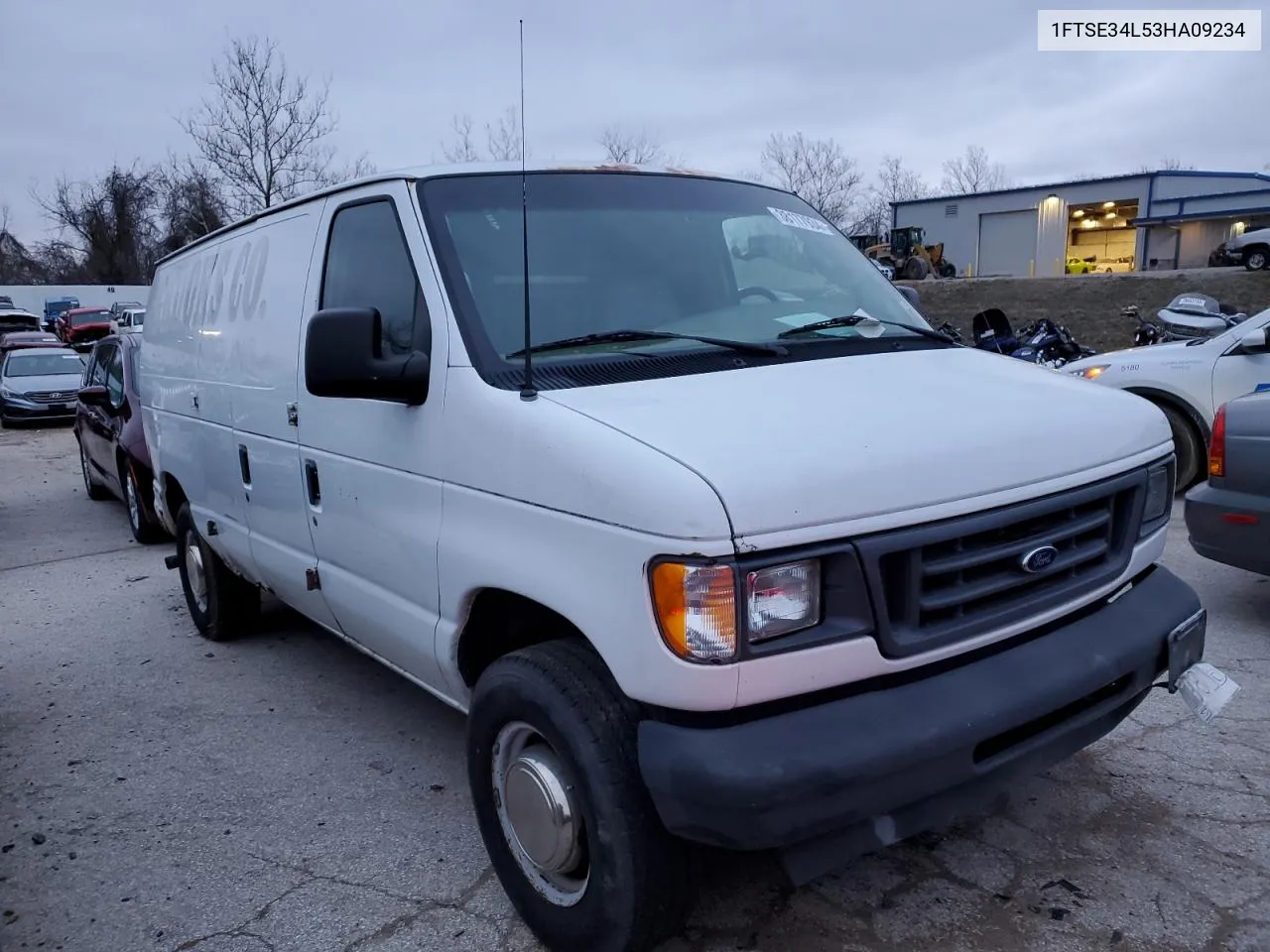 2003 Ford Econoline E350 Super Duty Van VIN: 1FTSE34L53HA09234 Lot: 38177934