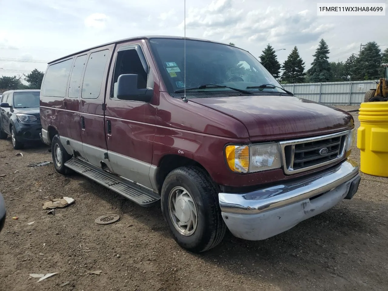 2003 Ford Econoline E150 Wagon VIN: 1FMRE11WX3HA84699 Lot: 54797384