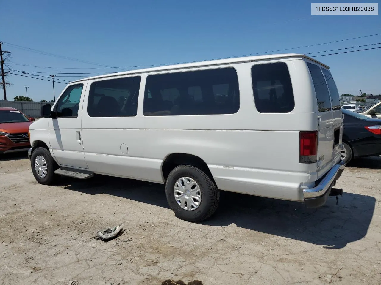 2003 Ford Econoline E350 Super Duty Wagon VIN: 1FDSS31L03HB20038 Lot: 63594194